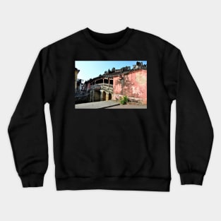 Vieux pont en bois au Vietnam Crewneck Sweatshirt